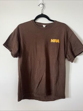 NRA  Short-Sleeve T-Shirt — Brown